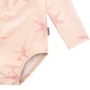 Gerber Baby Girls' and Toddler Long Sleeve One Piece Rashguard Swimsuit - 4 of 4