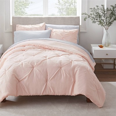 Simply Clean Pleated Duvet Set - Serta : Target