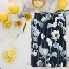 Ninola Design Watery Abstract Flowers Navy Rectangle Cutting Board - Deny Designs - 2 of 3