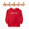 The Juniper Shop Merry Puff Print Toddler Graphic Hoodie - 2 of 3
