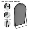 Dovelina Wood Frame Arched Full Length Mirror Leaning Mirror - 4 of 4