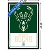 Trends International NBA Milwaukee Bucks - Logo 21 Framed Wall Poster Prints - 3 of 4
