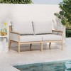 Nathan James Kayden Outdoor Loveseat Gray - 2 of 4