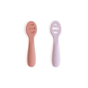 Mushie First Feeding Baby Spoons 2-Pack - 1 of 4