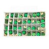 Craftoutlet.Com 0.5 Inch Tiny Glass Ball Ornament Set Christmas Tree Ornament Sets - 2 of 3