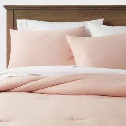 Washed Cotton Sateen Comforter & Sham Set - Threshold™