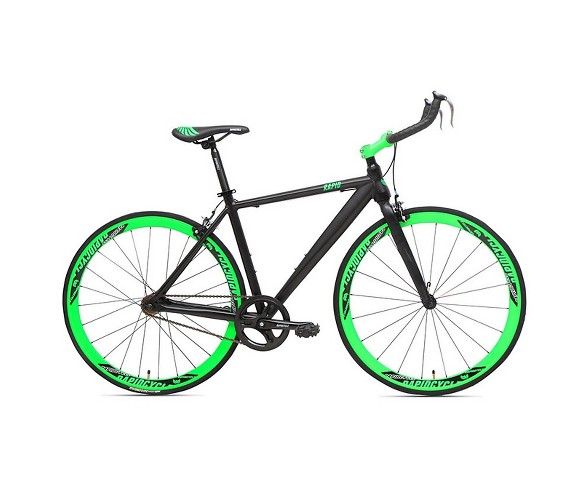 Rapid Cycle Evolve Bullhorn Road Bike 21" - Black