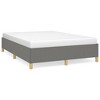 Bed Frame Dark Grey Fabric, Plywood, Engineered Wood Full - 2 of 4