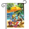 Briarwood Lane Summer Garden Flag 12x18 For Outdoor Welcome To Paradise Beach For Summer Garden Flag Flags For Outside - 2 of 4