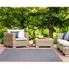 Liora Manne Malibu  Indoor/Outdoor Rug  Navy.. - 3 of 4