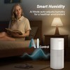 Smart Evaporative Humidifier for Whole House, 8L Top Fill Tank, Auto Drying Filter, Invisible Mist for Bedroom & Baby Sleep - 2 of 4