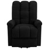 vidaXL Power Lift Chair Black 100% polyester Standard - 3 of 4
