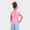 Girls' Short Sleeve Pointelle T-Shirt - Cat & Jack™ - 2 of 3