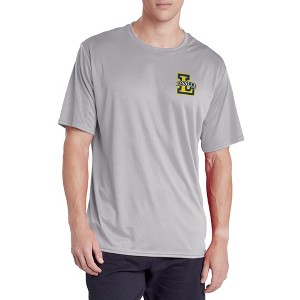 La Salle University Adult Men's Sport Active T-Shirt Left Chest Logo, Navy - 1 of 4