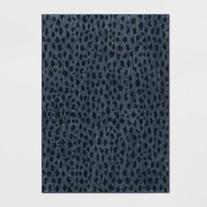 Daffodil Leopard Print Woven Rug - Threshold™ - 1 of 3