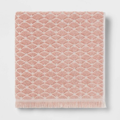 Threshold 2pk Cotton Printed Kitchen Towels Pink - Threshold