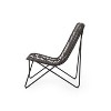 PAGED Outdoor Dining Chairs Set of 2 Rattan Patio Dining Chairs with Modern Geometric Cross Base for Yard, Balcony - 4 of 4