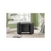 Meridian Furniture,Horizon Boucle Fabric Ottoman - 2 of 4