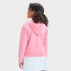Girls' Hearts French Terry Zip-Up Hoodie - Cat & Jack™ - 3 of 4