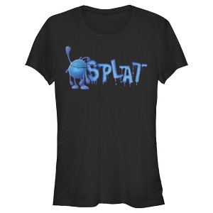 Juniors Womens Disney Strange World Splat Drip Logo T-Shirt - 1 of 4