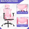 BestMassage Gaming Chair Computer Gamer Chair with Lumbar Support and Footrest Rolling Swivel Design Office Chair for Home Office and Gaming - 3 of 4