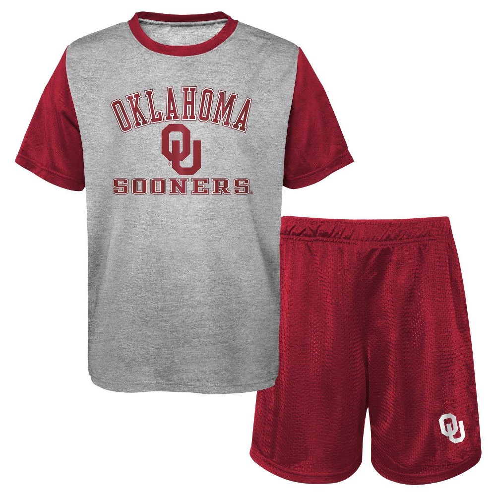 NCAA Oklahoma Sooners Toddler Boys' T-Shirt & Shorts Set - 2T