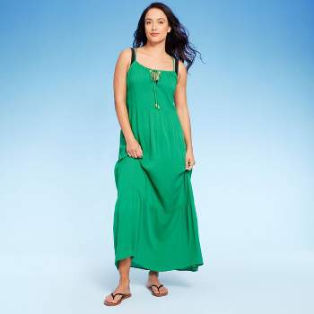 Women's Tiered Maxi Cover Up Dress - Kona Sol™