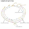 3-Layer Handmade Beaded & Pearl Necklace - Multi-Way Y2K Trendy Choker for Women - 2 of 4