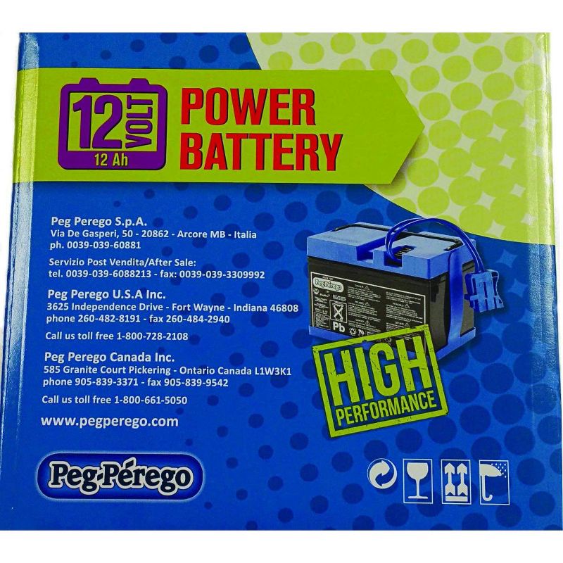 Peg Perego 12 Volt Rechargeable Battery, 3 of 7