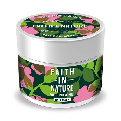 Faith in Nature Wild Rose and Chamomile Hair Restoring Mask - 10 fl oz