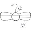 USTECH Butterfly Shaped Metal Hanger | Space-Saving | Chrome Finish | 2 Pack - 4 of 4