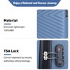 Whisen 4-Piece Set(16/20/24/28 in.) Luggage Sets ABS Lightweight Suitcase with TSA Lock and Rotating Wheels - 4 of 4
