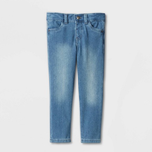 Toddler Mid-rise Denim Jeggings - Cat & Jack™ Medium Blue 4t : Target