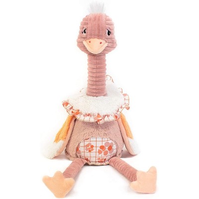 TriAction Toys Les Deglingos Orginals Plush Animal | Pomelos the Ostrich