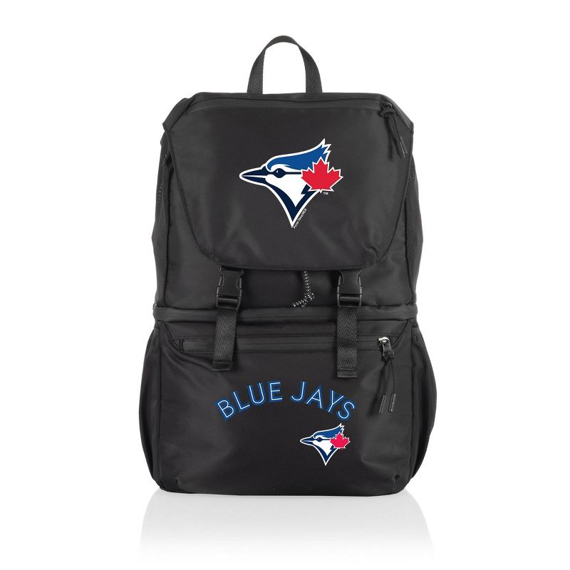 MLB Toronto Blue Jays Tarana Backpack Soft Cooler - Carbon Black, 1 of 6