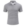 Men's 2-Piece Clothing Set Casual 1/4 Zip Short Sleeve Top And Drawstring Shorts Athletic Outfit - 2 of 4