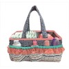 Bacati - Coral/Navy Storage Caddy - 2 of 3