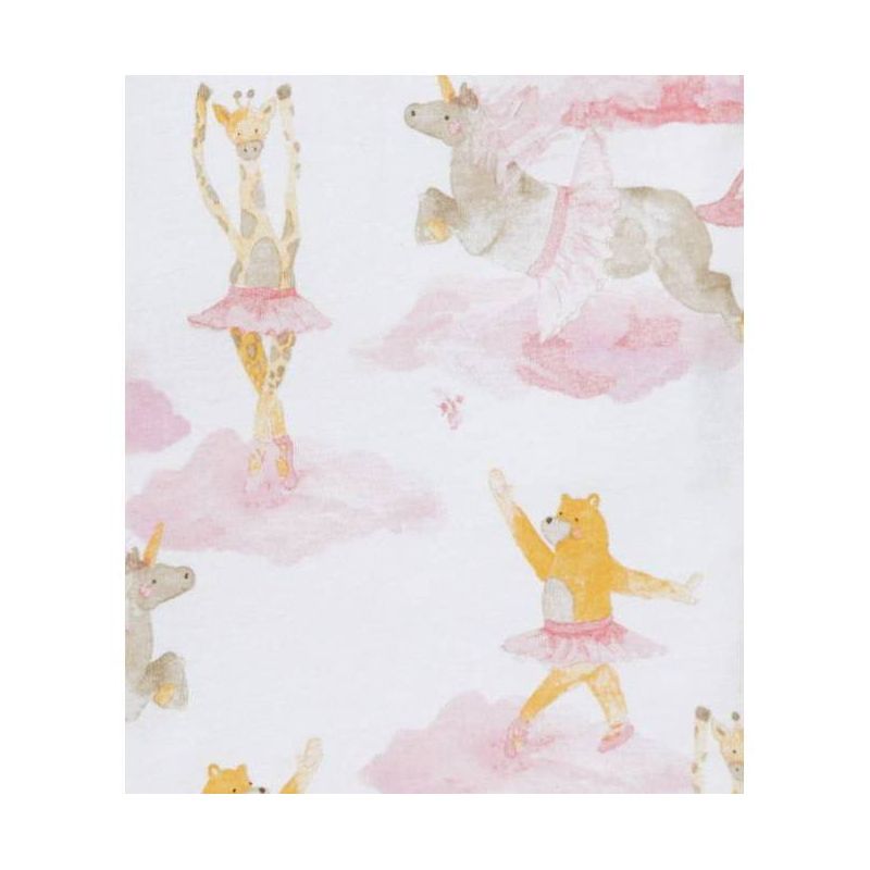 Burt's Bees Baby® Toddler Girls' 2pc Dream Ballet Cotton Snug Fit Pajama Set - Pink, 3 of 4