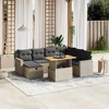vidaXL Garden Sofa Set Grey - 2 of 4