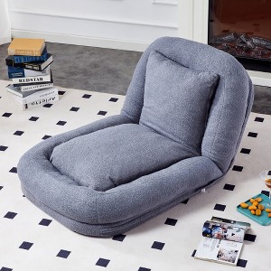 Lycvki Floor Lounge Chair with 5 Adjustable Positions Plush - 1 of 4