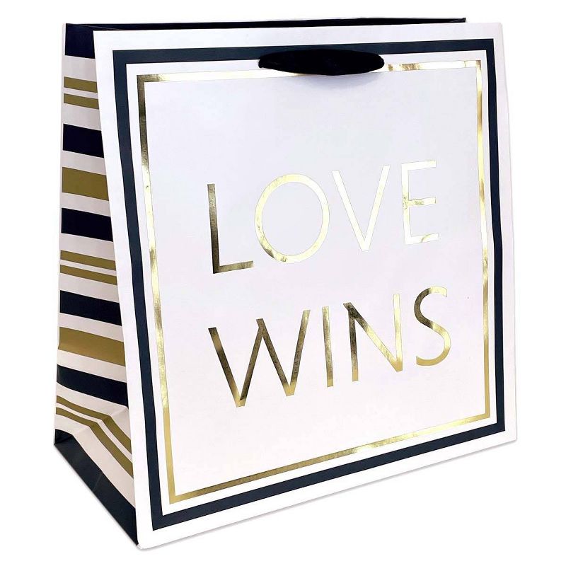 Medium Square &#39;Love Wins&#39; Gift Bag - Spritz&#8482;, 2 of 3