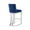 Meridian Furniture,Heidi Navy Velvet Stool - 2 of 4