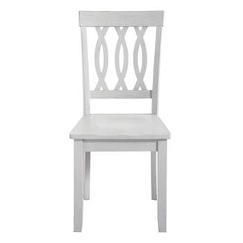 Set of 2 18" Naples Side Chairs White - Steve Silver Co.