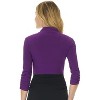 Rekucci Women's Stretch Knit Jersey Bolero Shrug with Ruched Sleeves - 3 of 4