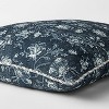 Square All over floral Navy Floral - Threshold™ Design with Studio McGee - 4 of 4