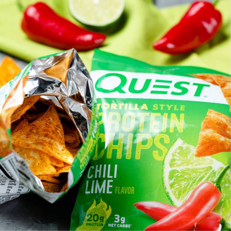 Quest Nutrition Tortilla Style Protein Chips - Chili Lime, 4 of 15