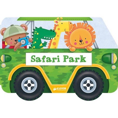 Safari Park - (Wonder Wheels) by  Nick Ackland & Clever Publishing (Board Book)