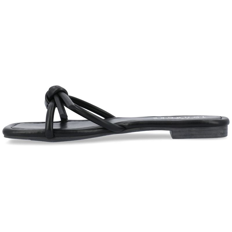 Journee Collection Womens Soma Tru Comfort Foam Slide Low Block Heel Sandals, 3 of 11