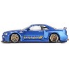Nissan Skyline GT-R (R34) "SHINJUKU V2 Aero" RHD Blue Metallic "Kaido House" Special 1/64 Diecast Model Car by Mini GT - 3 of 4