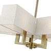 Livex Lighting Rubix 5 - Light Chandelier in  Antique Brass - 2 of 4
